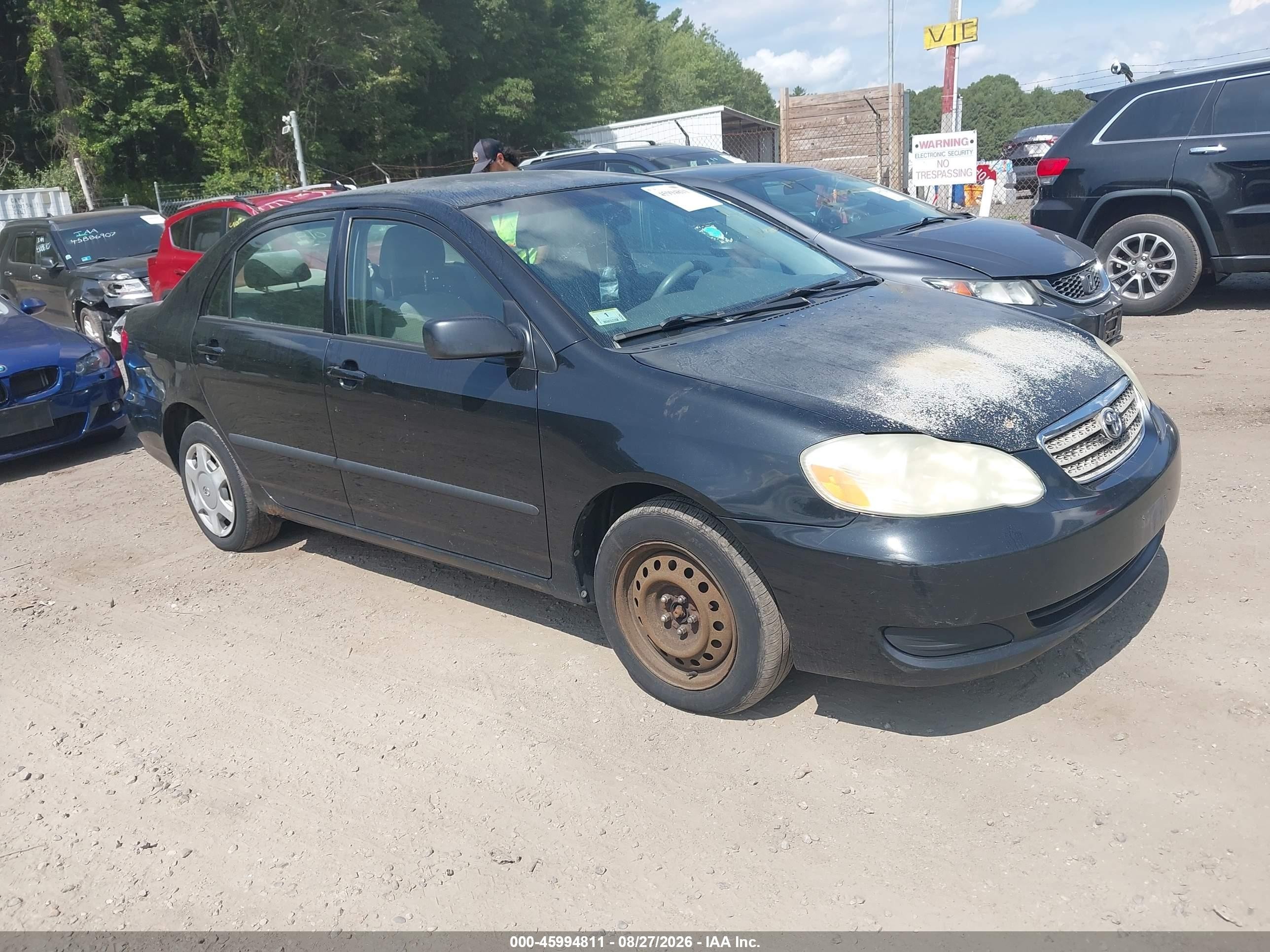 2006 Toyota Corolla Ce Синий vin: JTDBR32E360088608