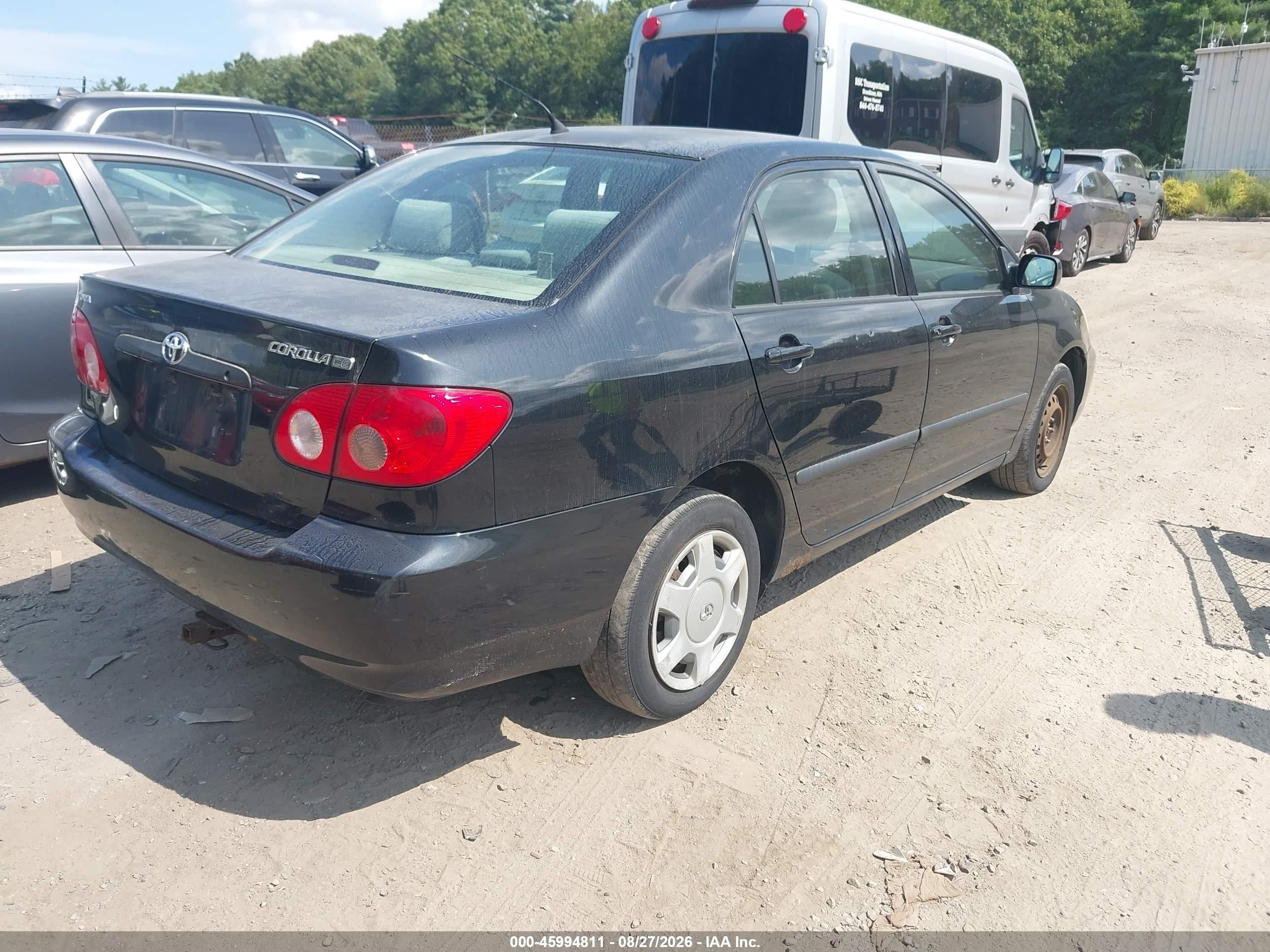 2006 Toyota Corolla Ce Blue vin: JTDBR32E360088608