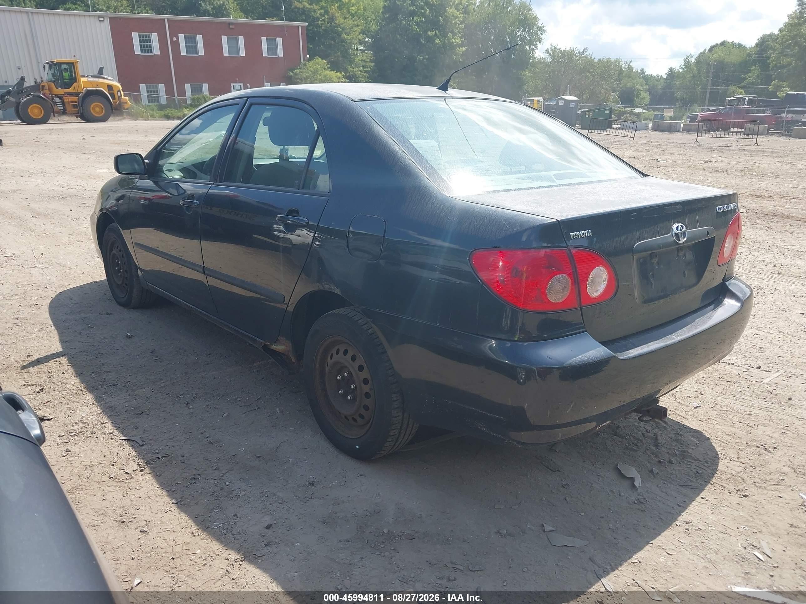 2006 Toyota Corolla Ce Blue vin: JTDBR32E360088608