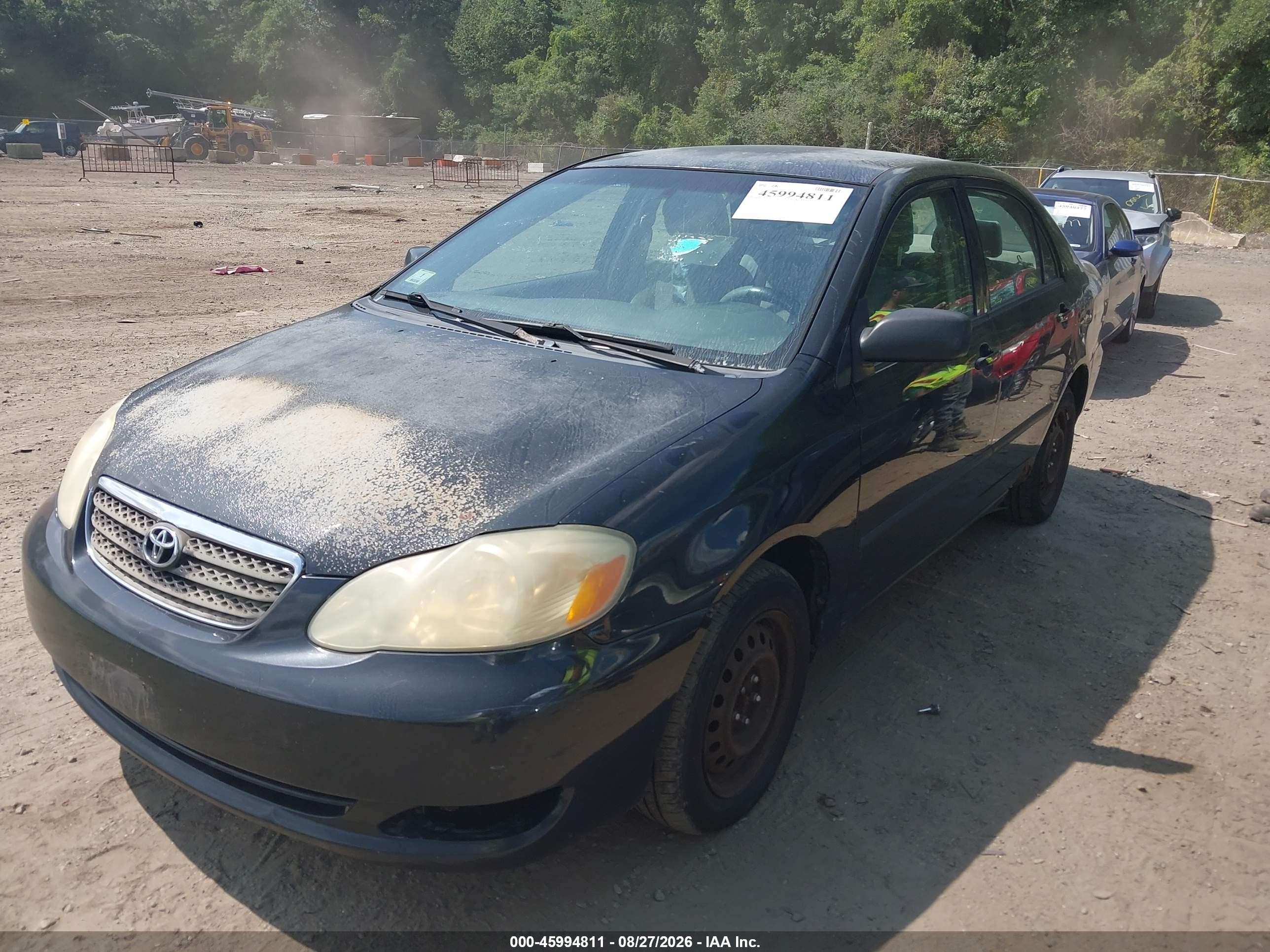 2006 Toyota Corolla Ce Blue vin: JTDBR32E360088608