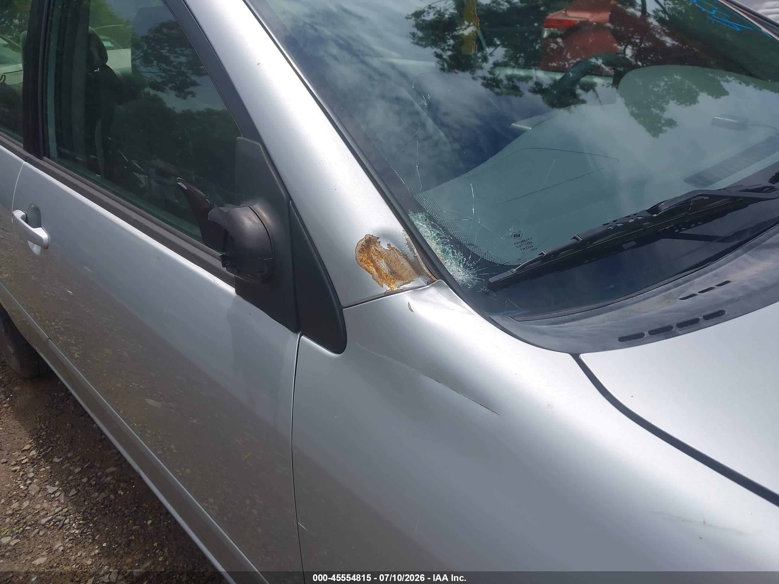 2007 Toyota Corolla Le Silver vin: JTDBR32E370130678