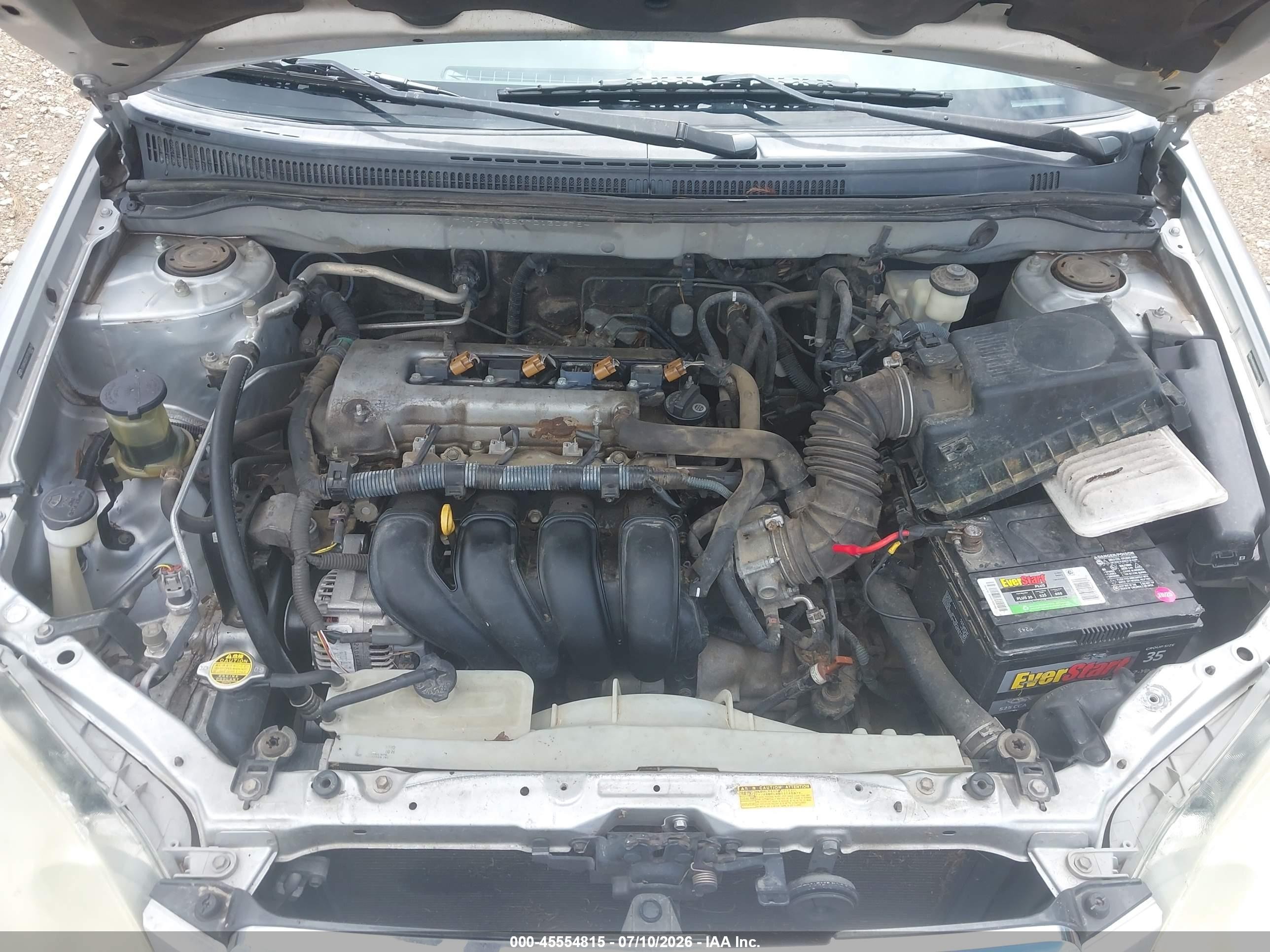 2007 Toyota Corolla Le Silver vin: JTDBR32E370130678