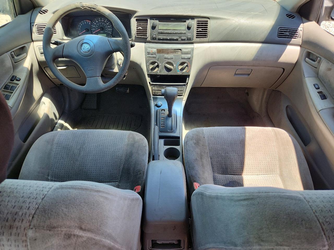 2007 Toyota Corolla Ce Silver vin: JTDBR32E370131362