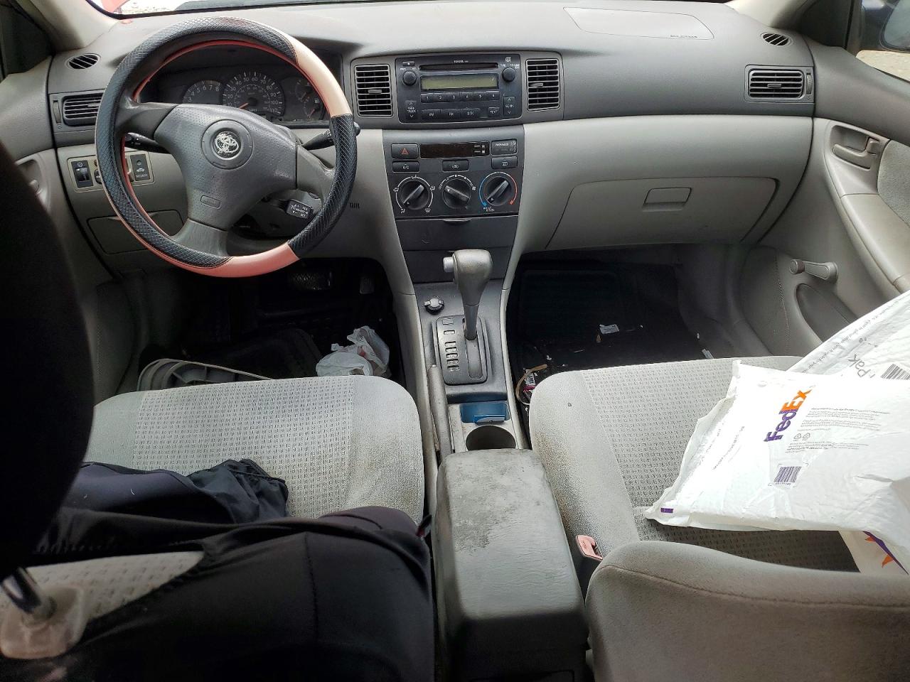 2007 Toyota Corolla Ce Red vin: JTDBR32E370132978