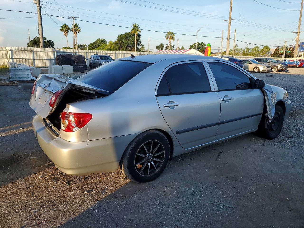 2007 Toyota Corolla Ce Silver vin: JTDBR32E370136836