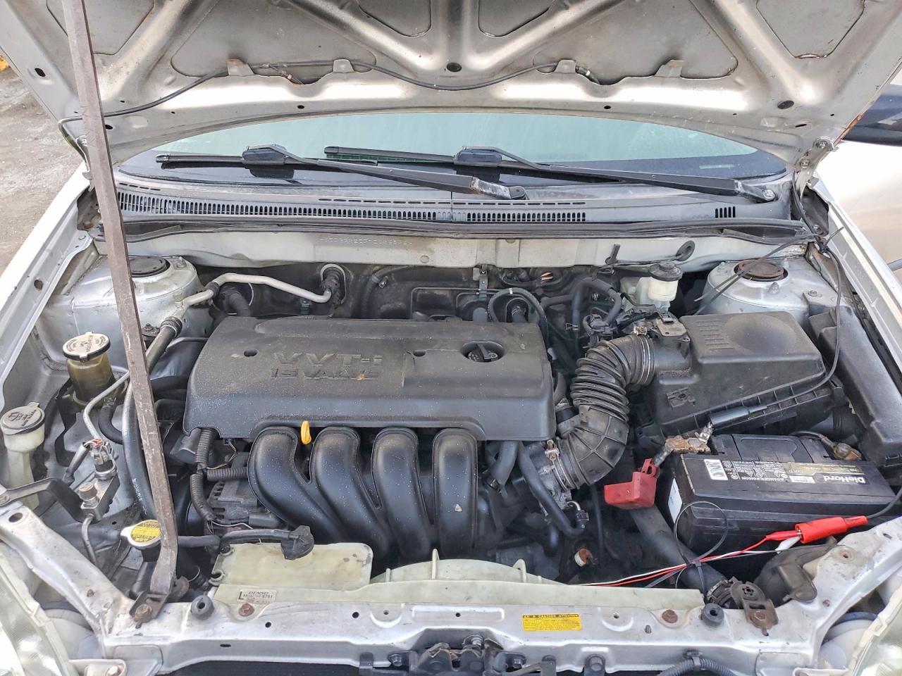 2007 Toyota Corolla Ce Silver vin: JTDBR32E370136836