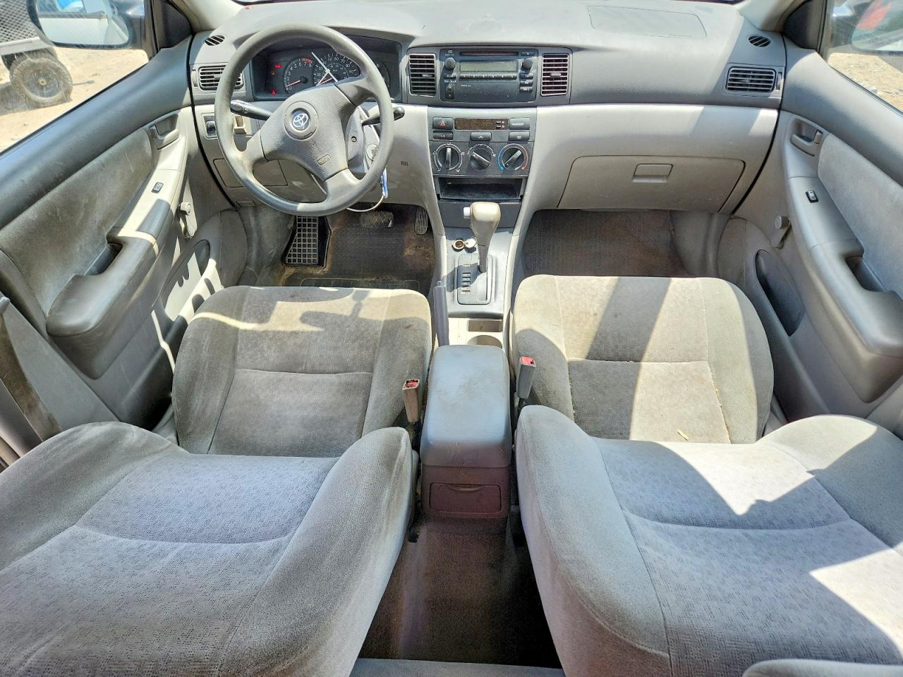 2003 Toyota Corolla Ce Silver vin: JTDBR32E430023164