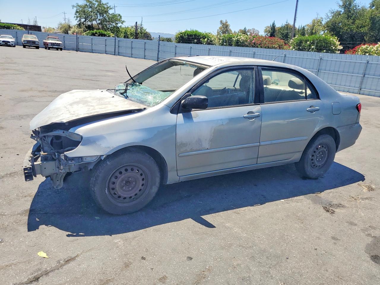 2003 Toyota Corolla Le Silver vin: JTDBR32E430029787