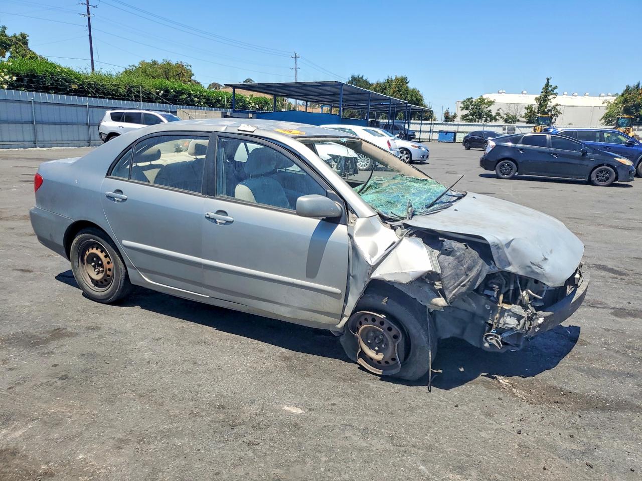 2003 Toyota Corolla Le Silver vin: JTDBR32E430029787