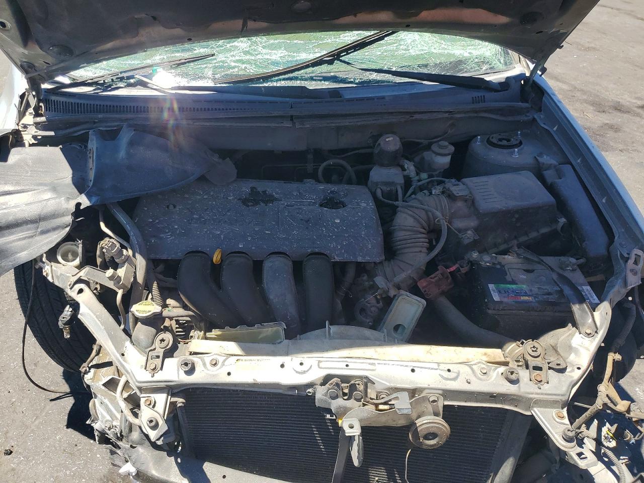 2003 Toyota Corolla Le Silver vin: JTDBR32E430029787