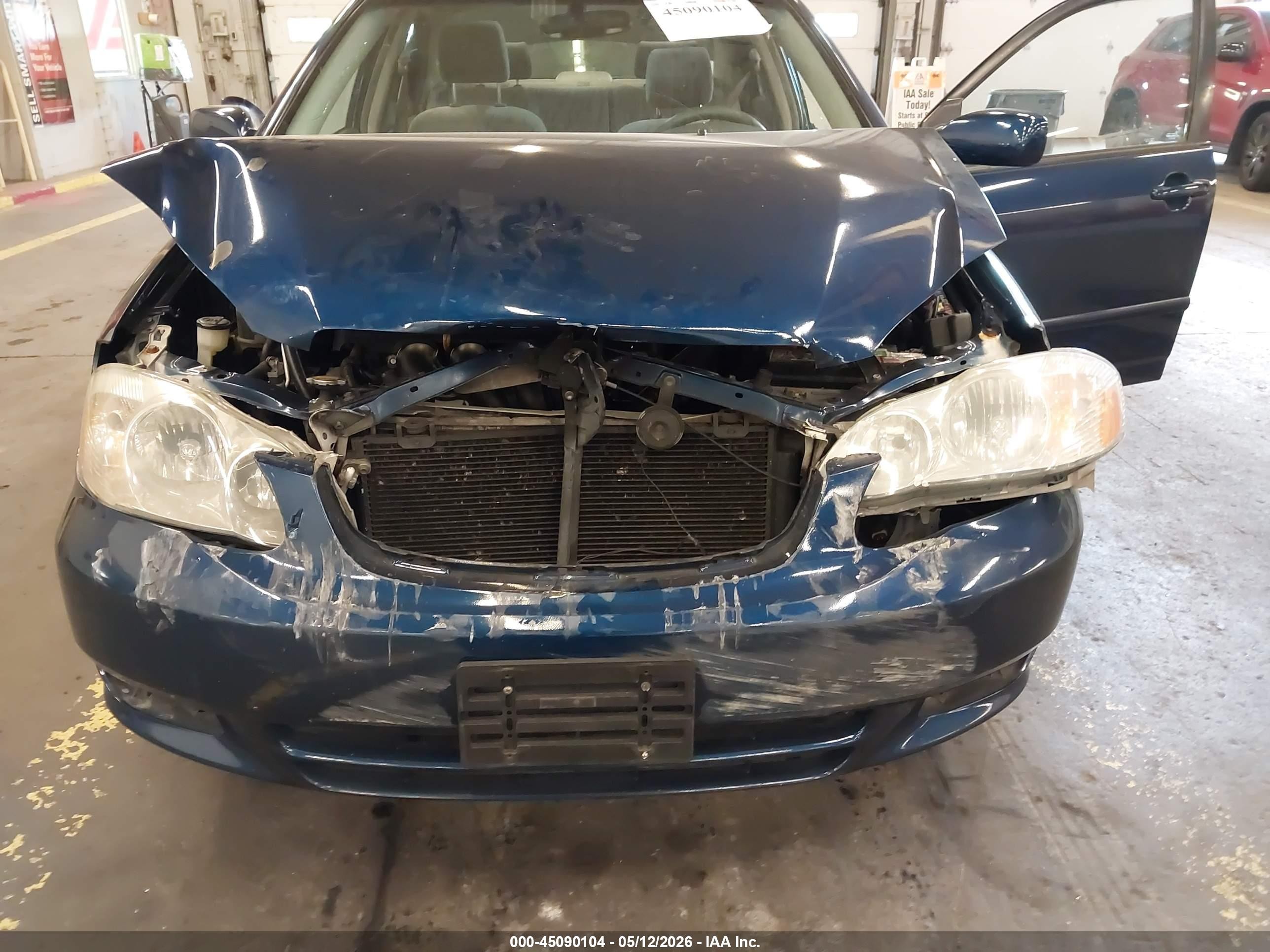 2003 Toyota Corolla Le Blue vin: JTDBR32E430037789