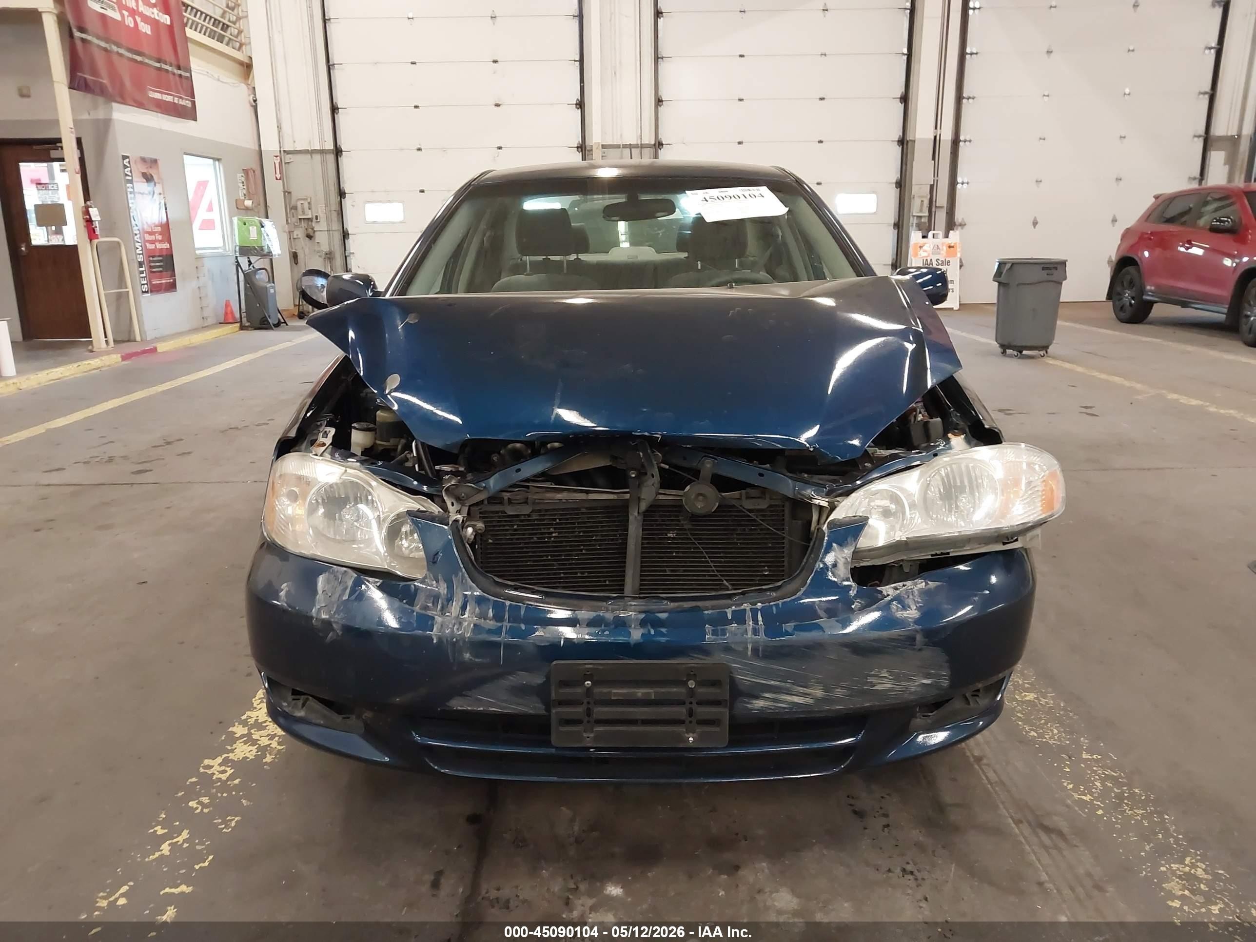 2003 Toyota Corolla Le Blue vin: JTDBR32E430037789