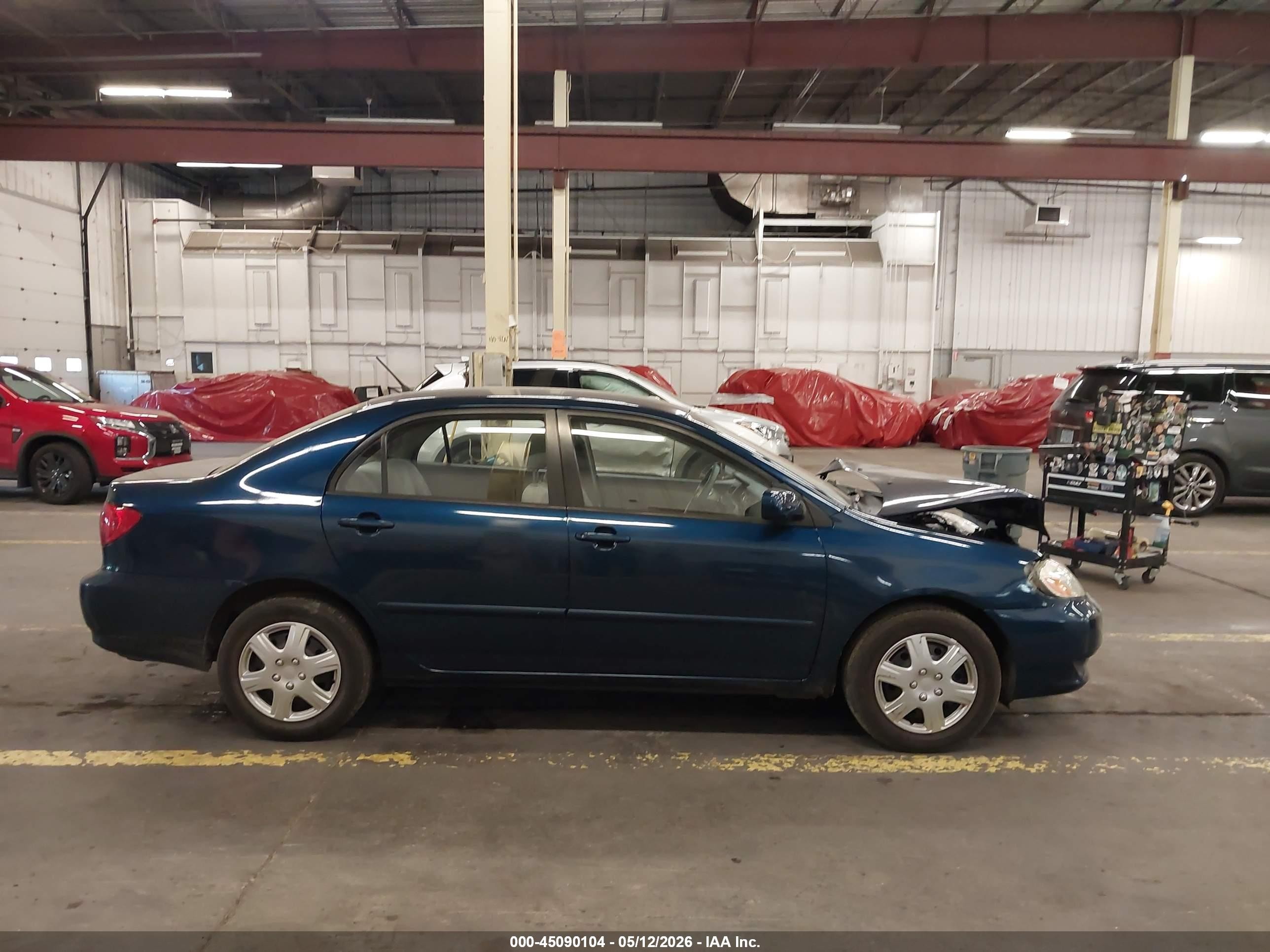 2003 Toyota Corolla Le Blue vin: JTDBR32E430037789