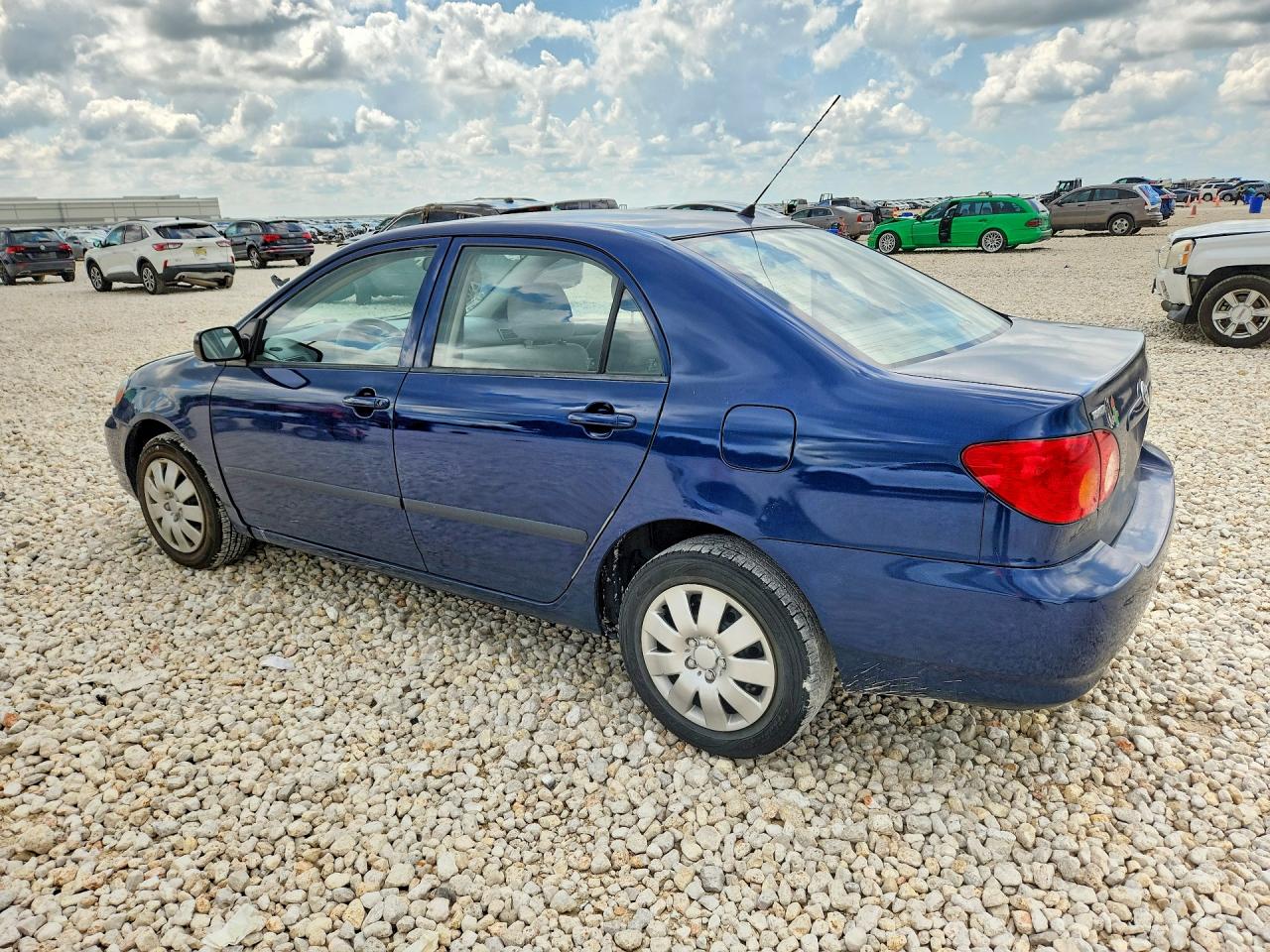 2003 Toyota Corolla Ce Blue vin: JTDBR32E430045312
