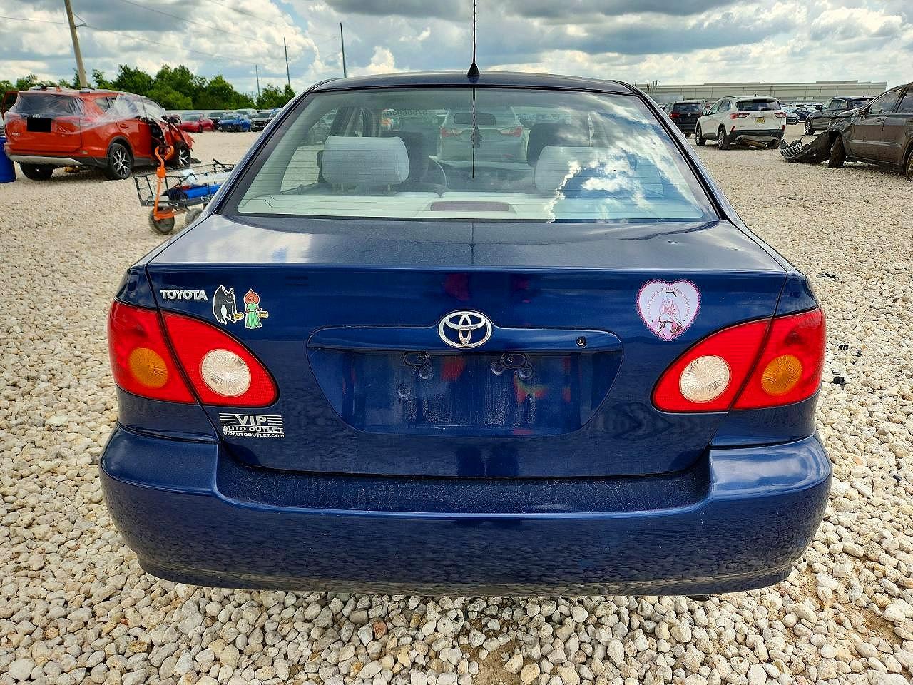 2003 Toyota Corolla Ce Blue vin: JTDBR32E430045312