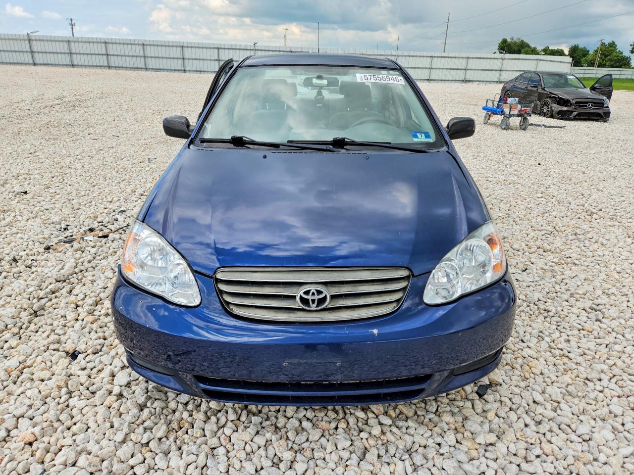 2003 Toyota Corolla Ce Blue vin: JTDBR32E430045312