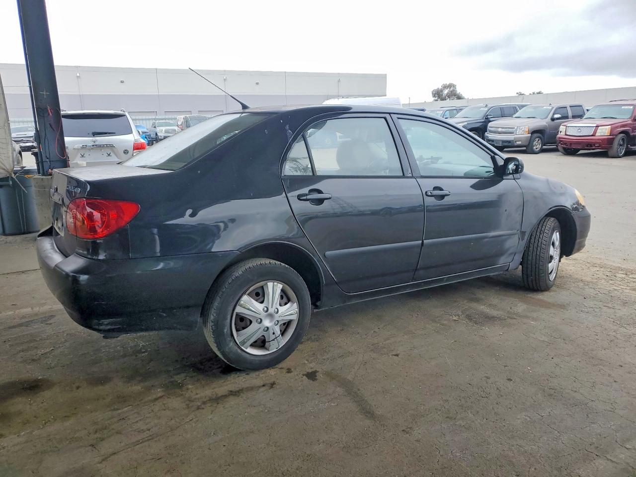 2003 Toyota Corolla Ce Black vin: JTDBR32E430049232