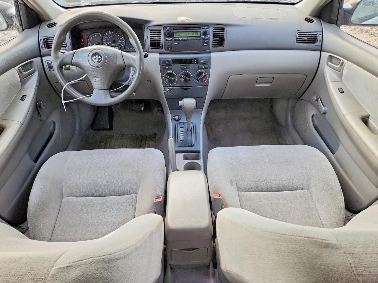 2003 Toyota Corolla Ce Silver vin: JTDBR32E432000116