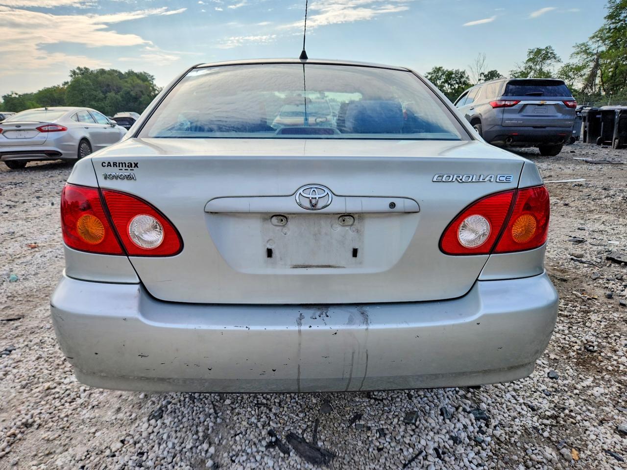 2003 Toyota Corolla Ce Silver vin: JTDBR32E432000116