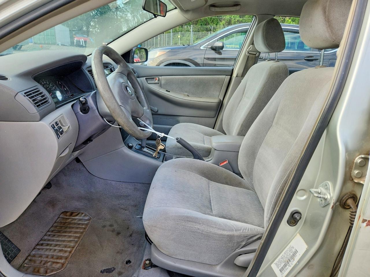 2003 Toyota Corolla Ce Silver vin: JTDBR32E432000116