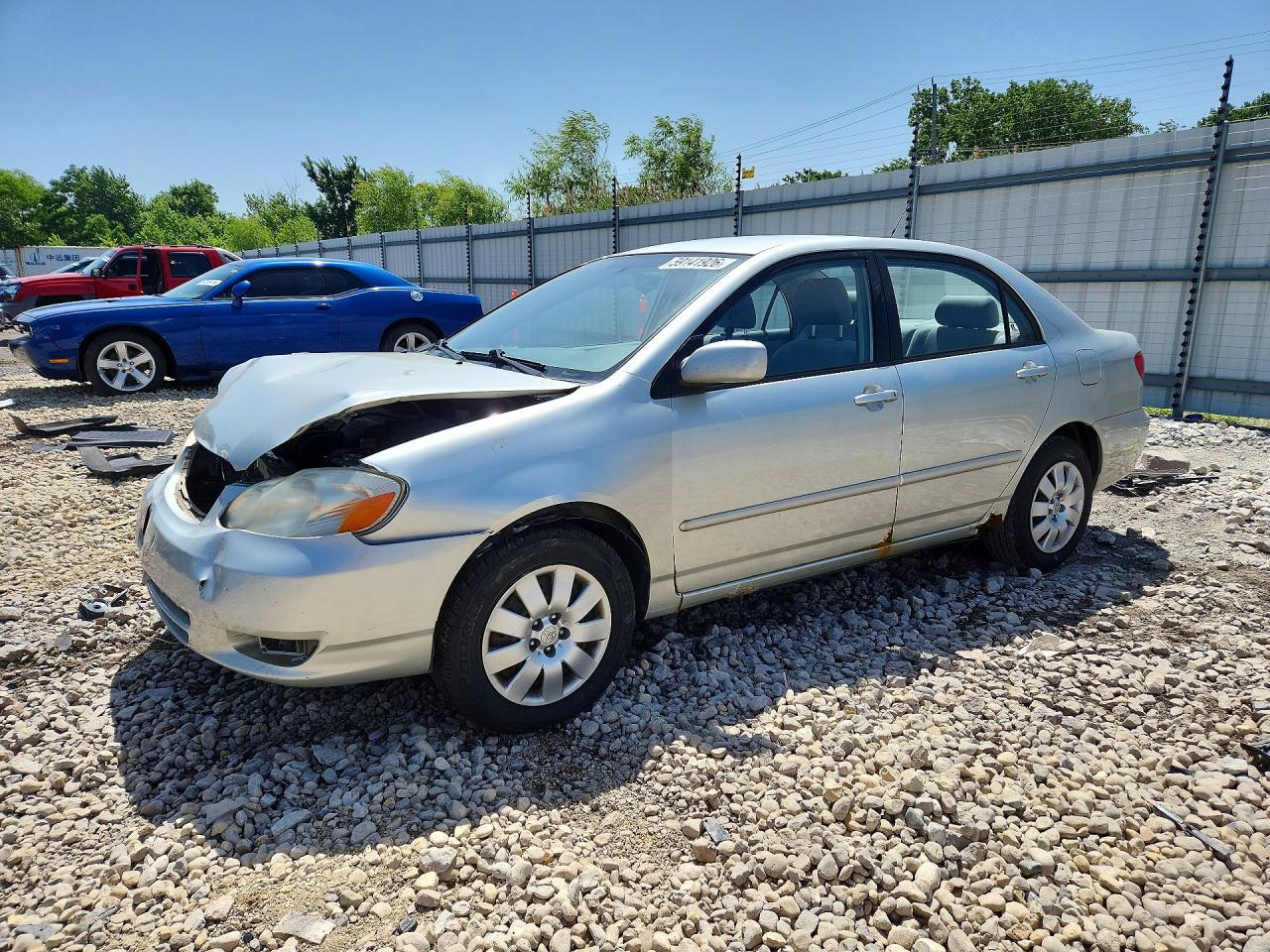 2003 Toyota Corolla Le Silver vin: JTDBR32E432009821