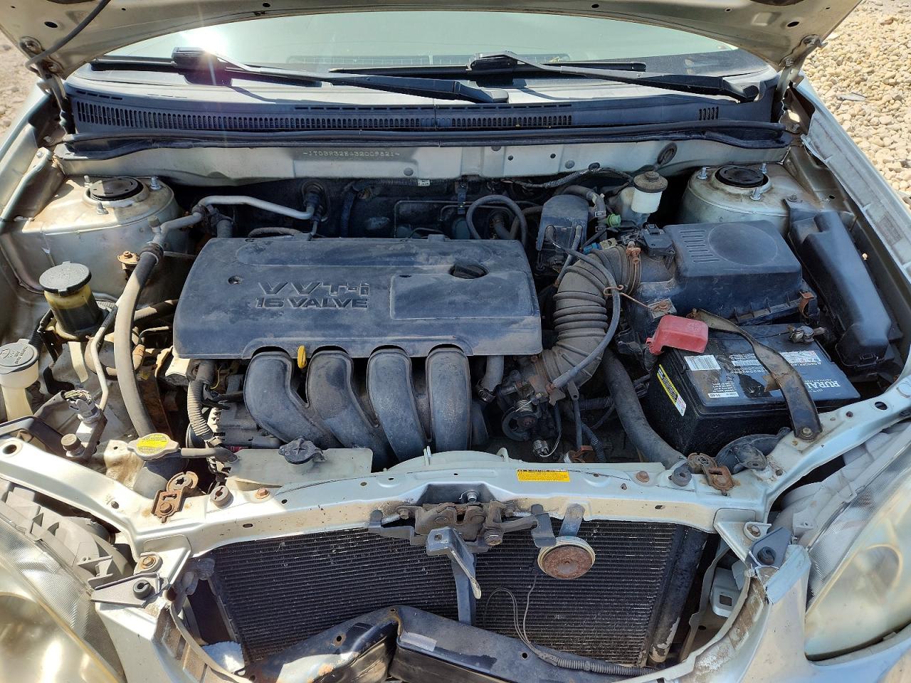 2003 Toyota Corolla Le Silver vin: JTDBR32E432009821
