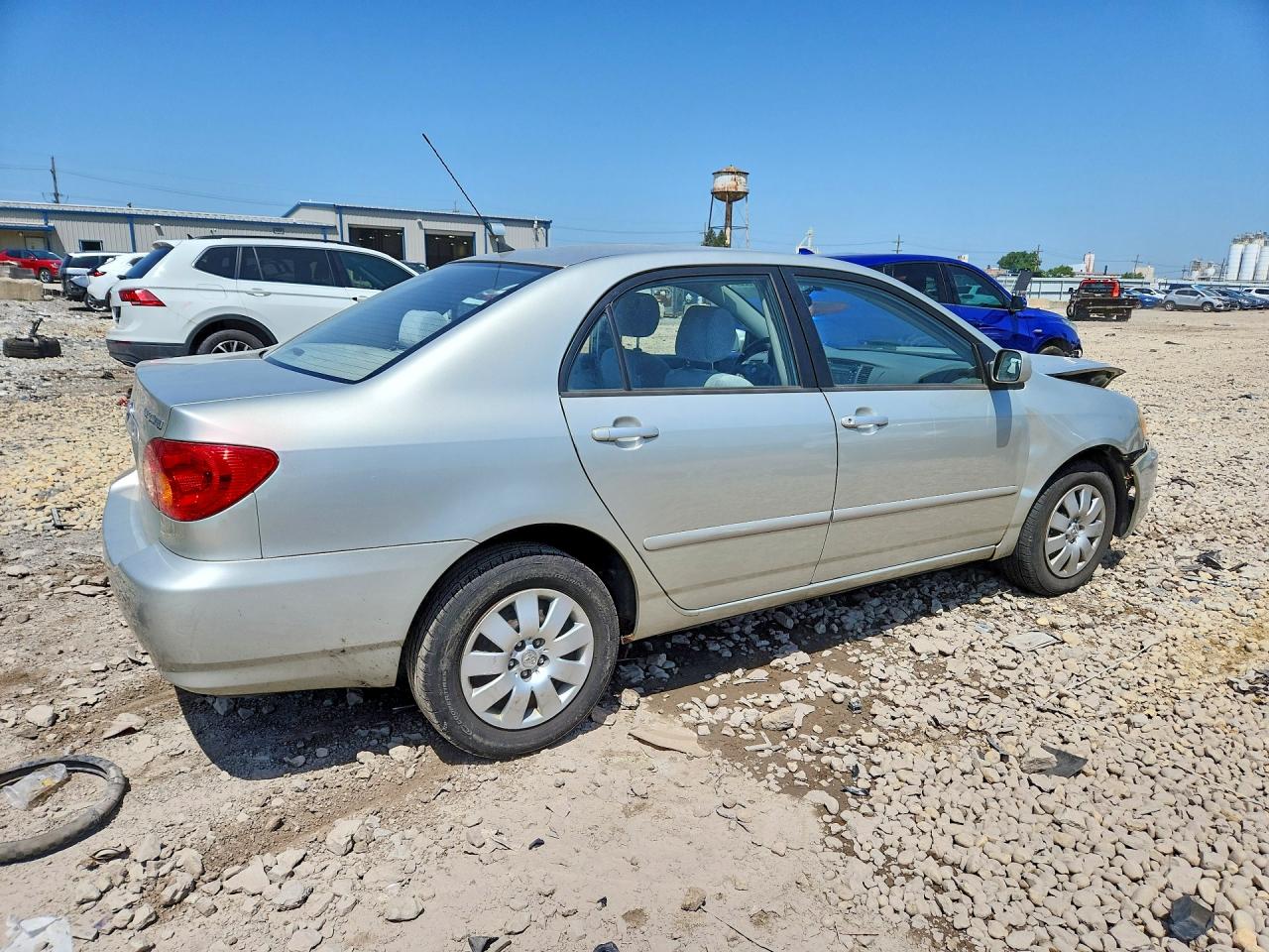 2003 Toyota Corolla Le Silver vin: JTDBR32E432009821