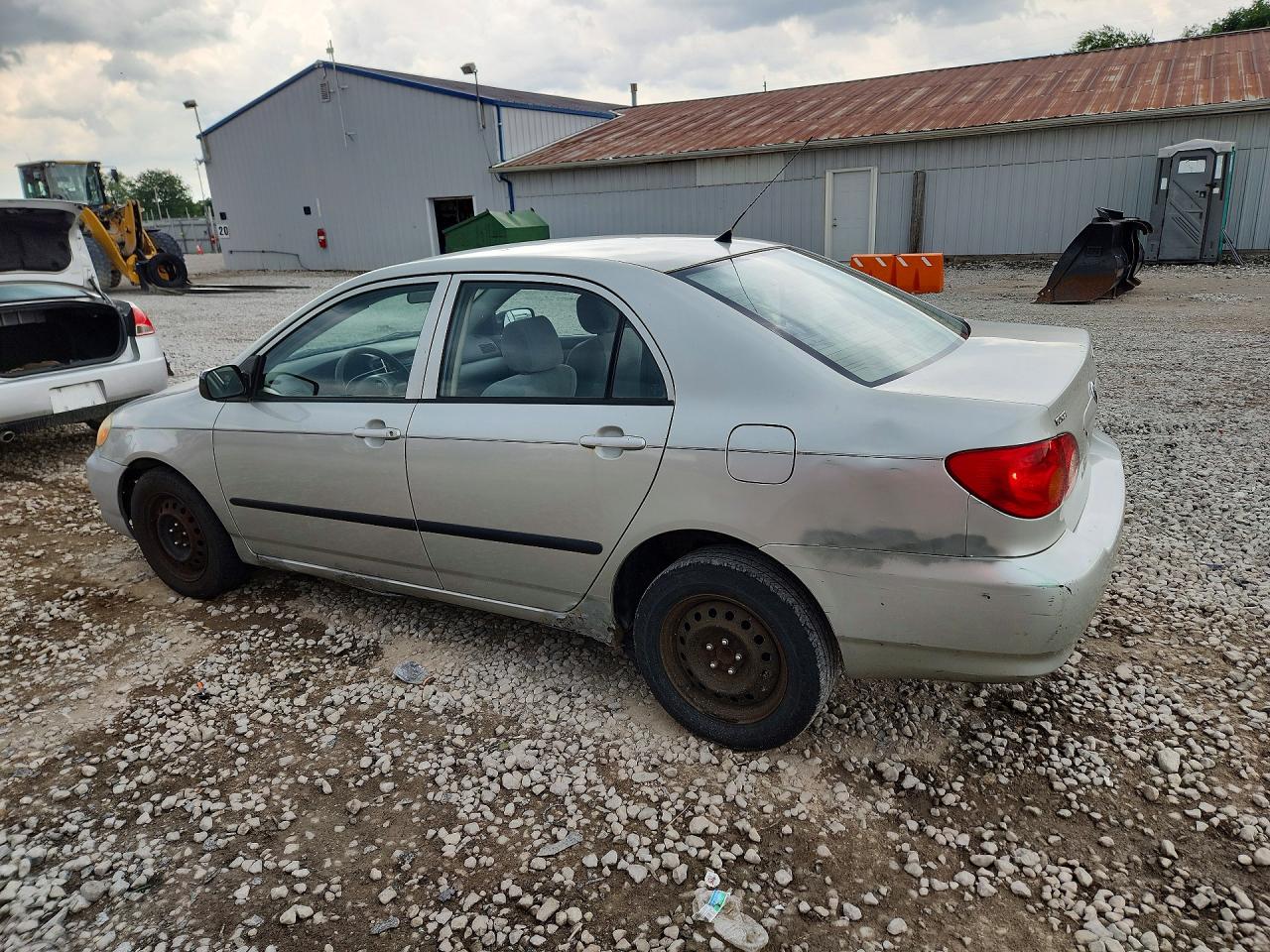 2004 Toyota Corolla Ce Silver vin: JTDBR32E442021422