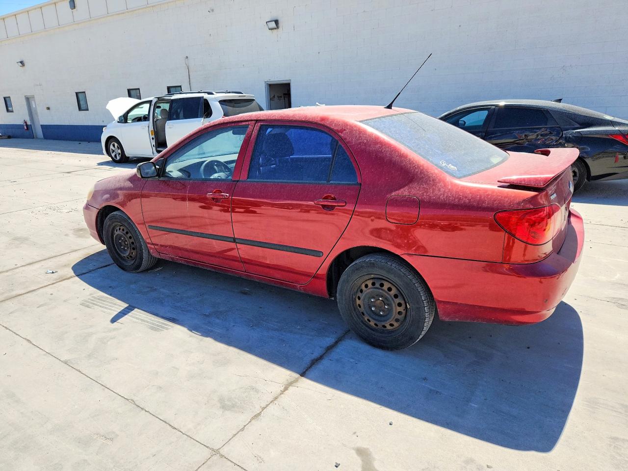2004 Toyota Corolla Ce Maroon vin: JTDBR32E442021789
