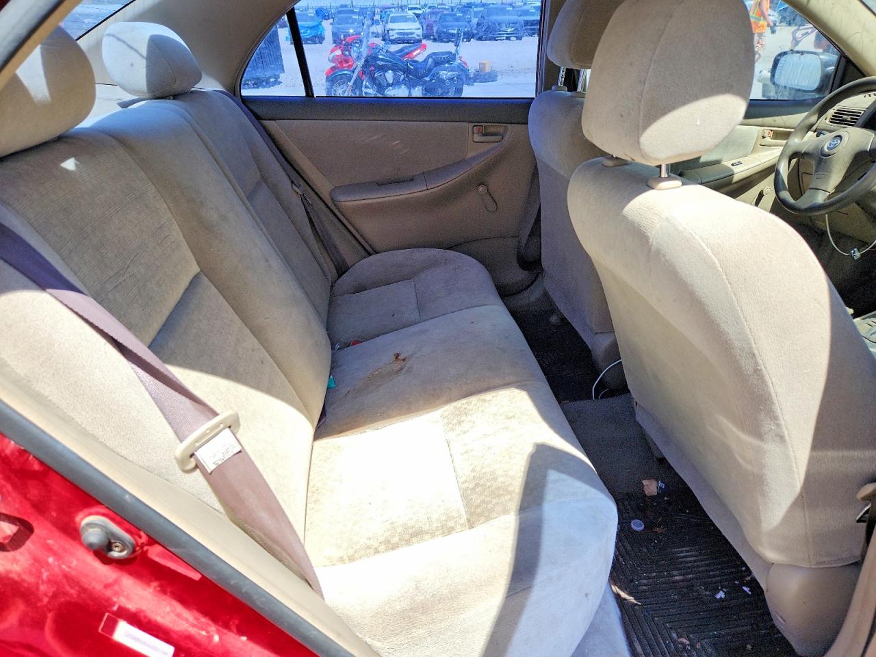 2004 Toyota Corolla Ce Maroon vin: JTDBR32E442021789