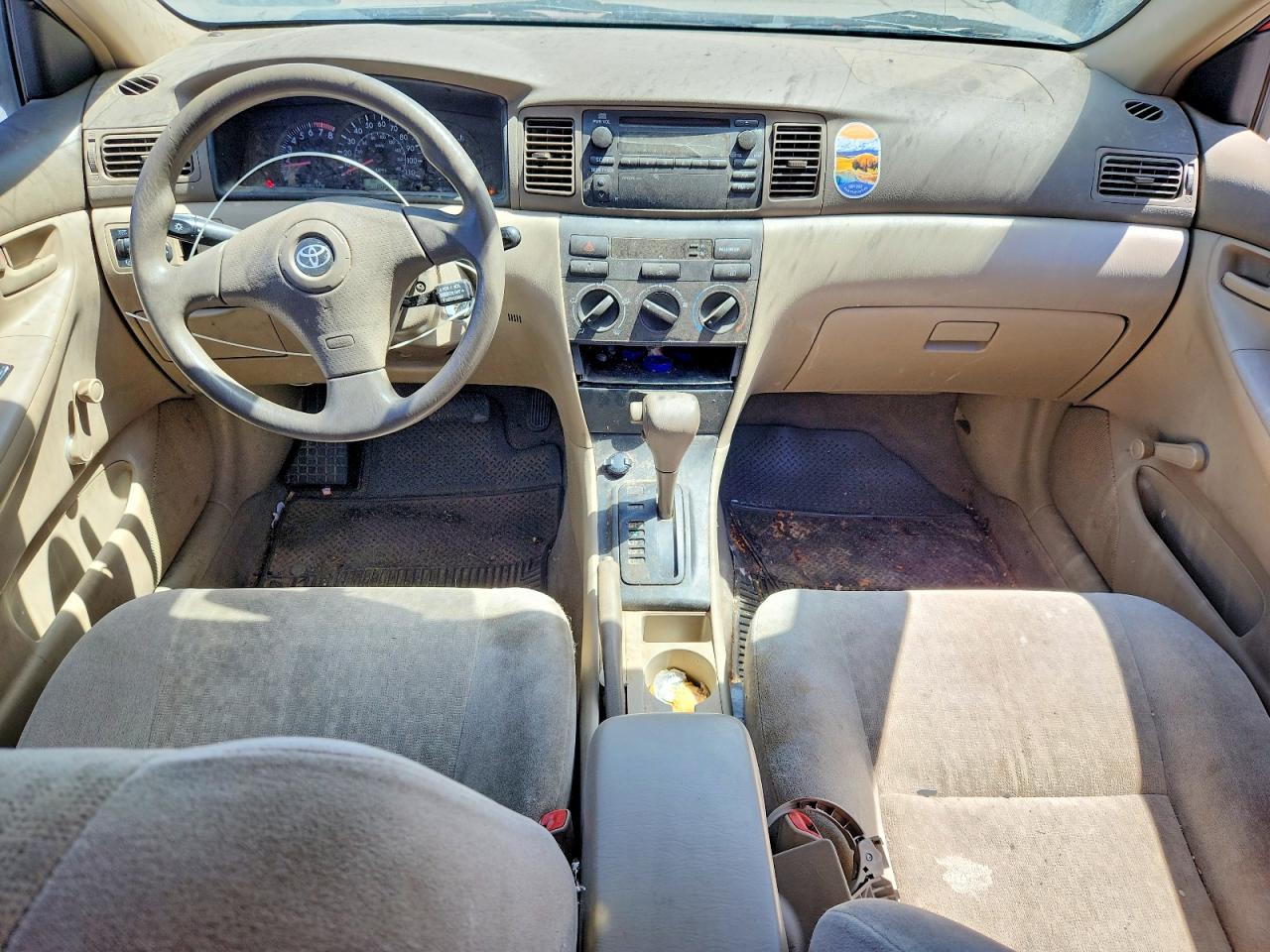 2004 Toyota Corolla Ce Maroon vin: JTDBR32E442021789