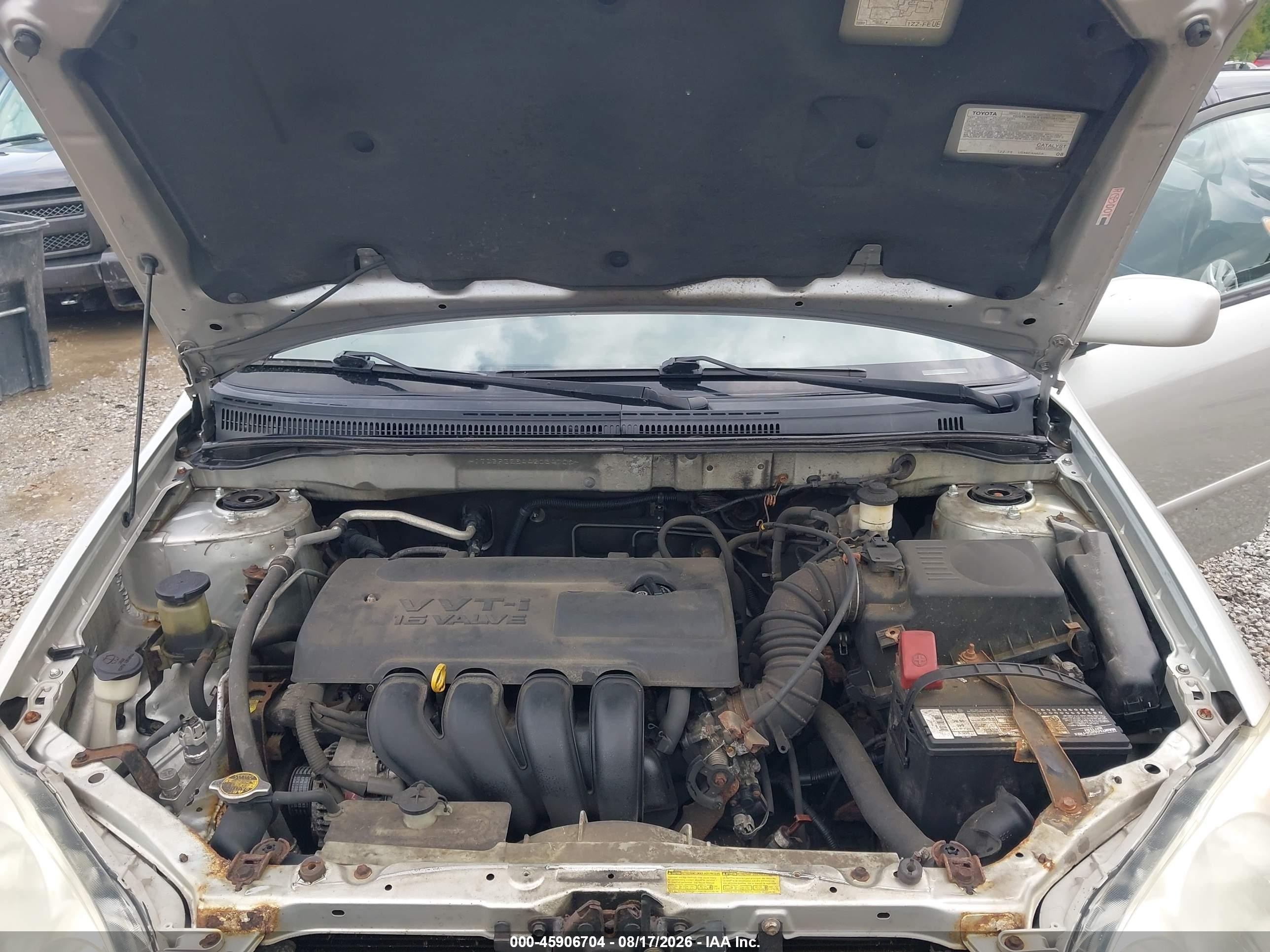 2004 Toyota Corolla Le Gray vin: JTDBR32E442034008