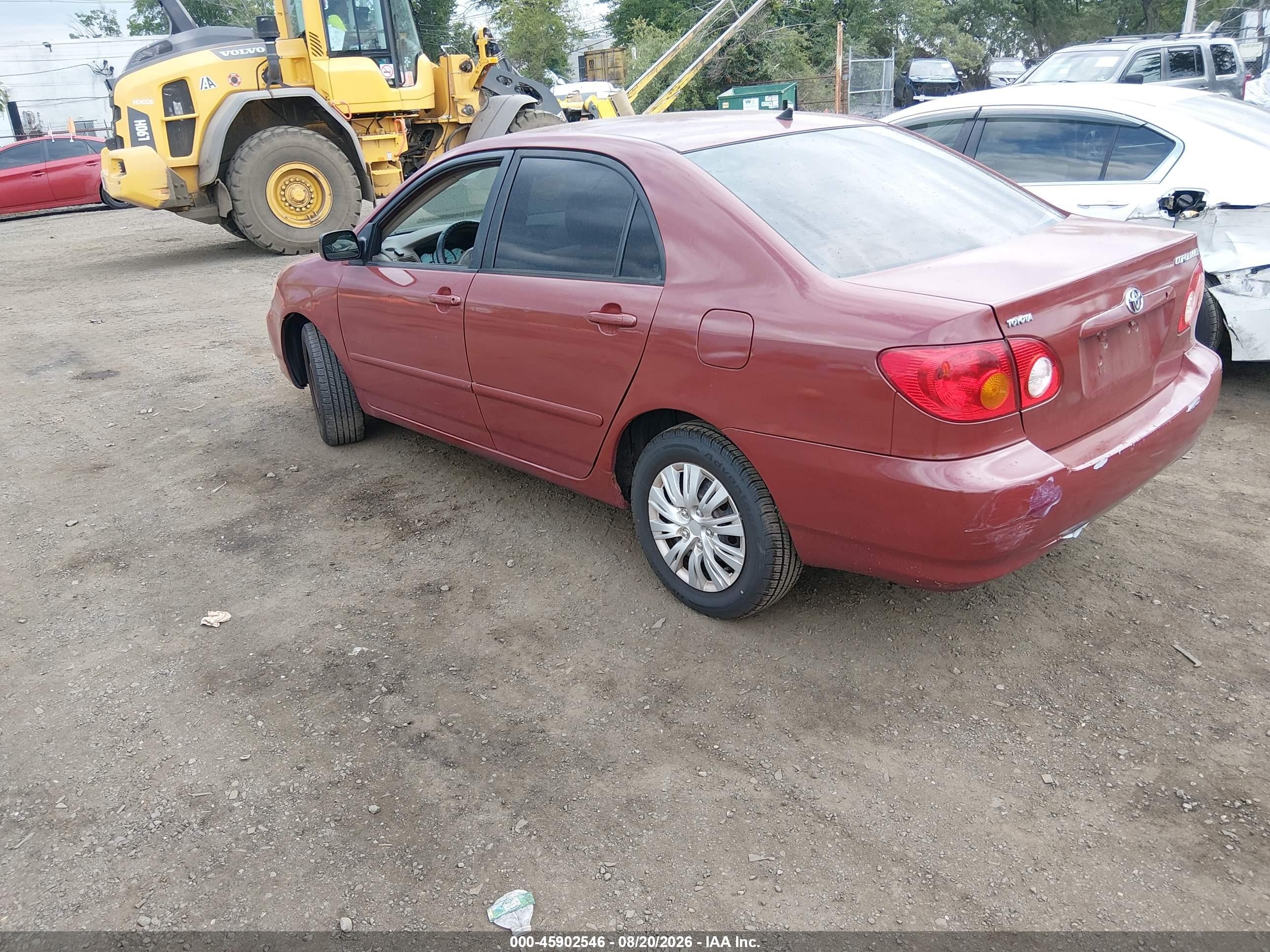 2004 Toyota Corolla Le Red vin: JTDBR32E442036793