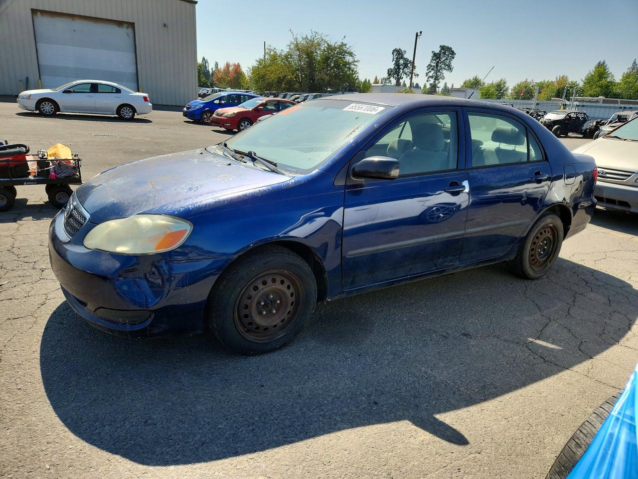 2006 Toyota Corolla Ce Blue vin: JTDBR32E460061398