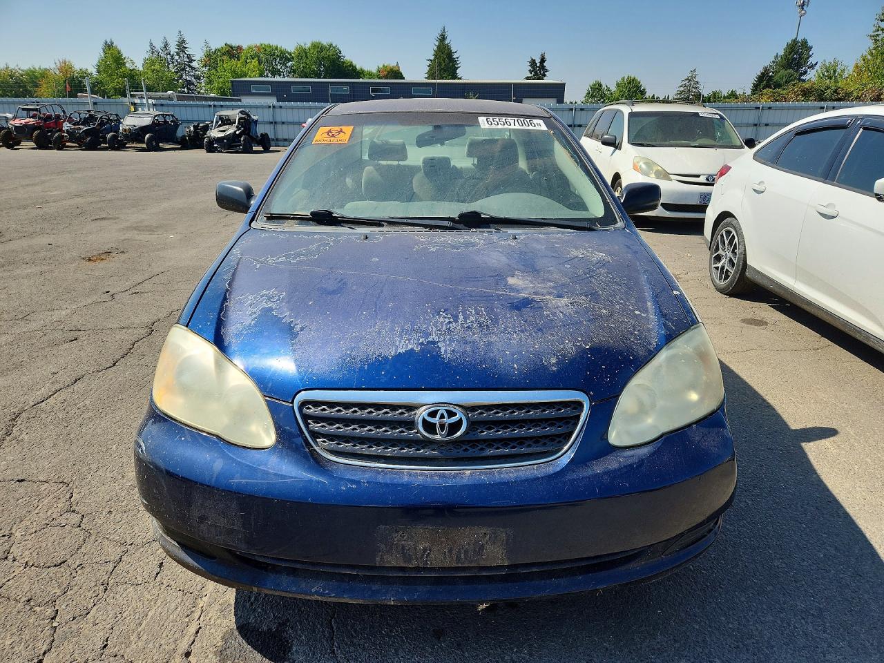 2006 Toyota Corolla Ce Blue vin: JTDBR32E460061398