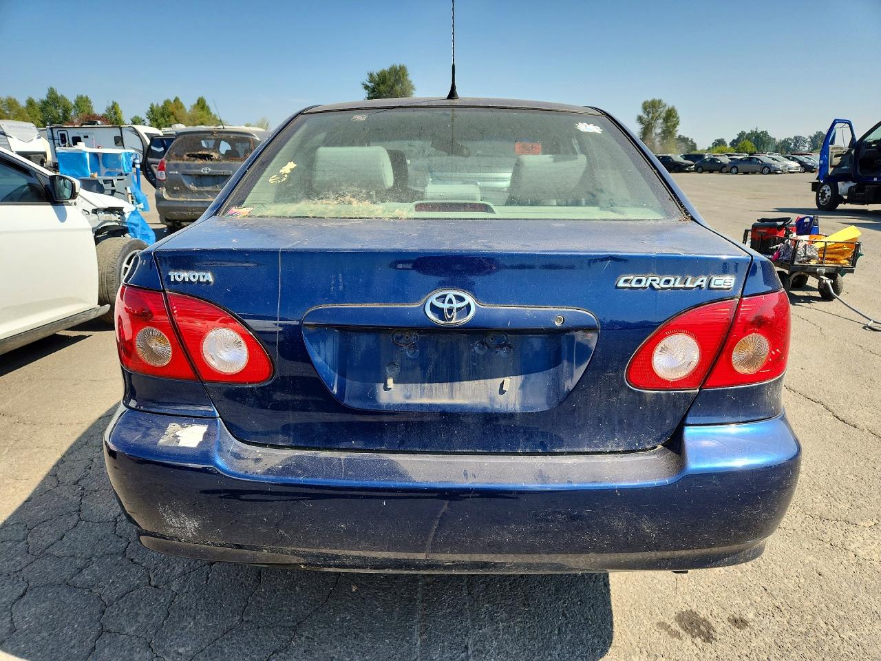 2006 Toyota Corolla Ce Blue vin: JTDBR32E460061398