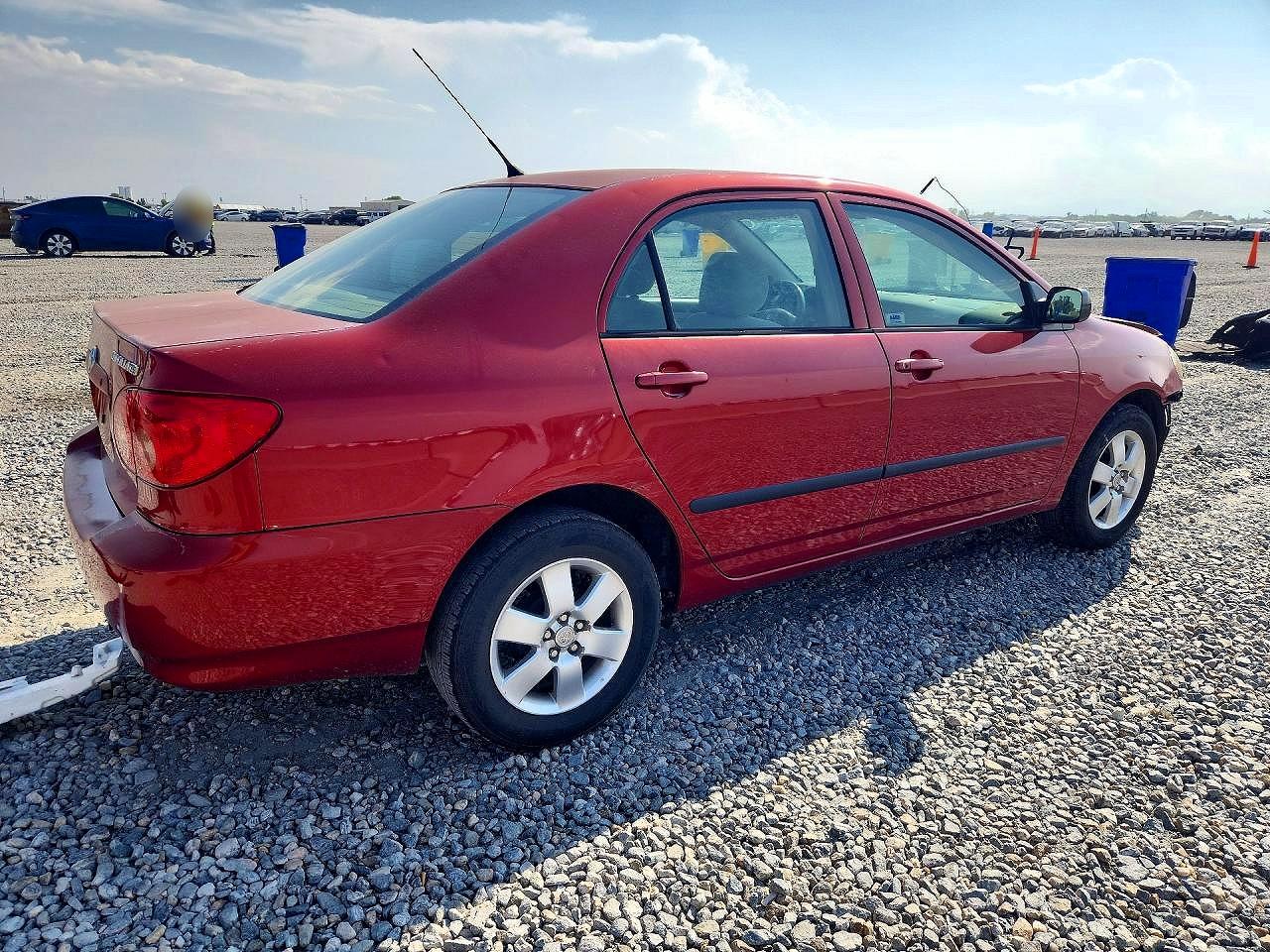 2006 Toyota Corolla Ce Red vin: JTDBR32E460082171