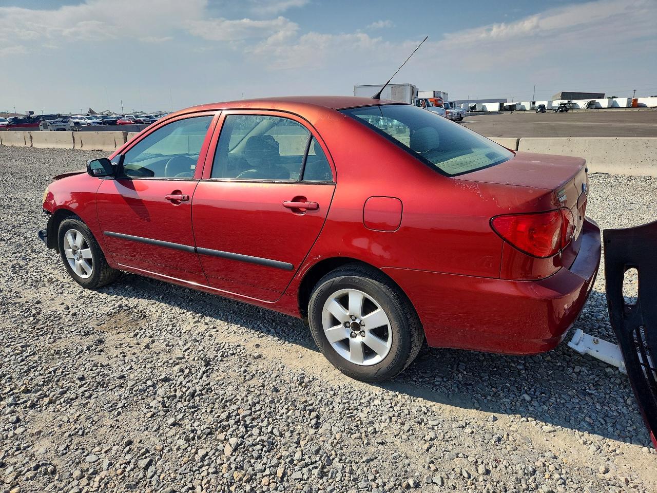 2006 Toyota Corolla Ce Red vin: JTDBR32E460082171