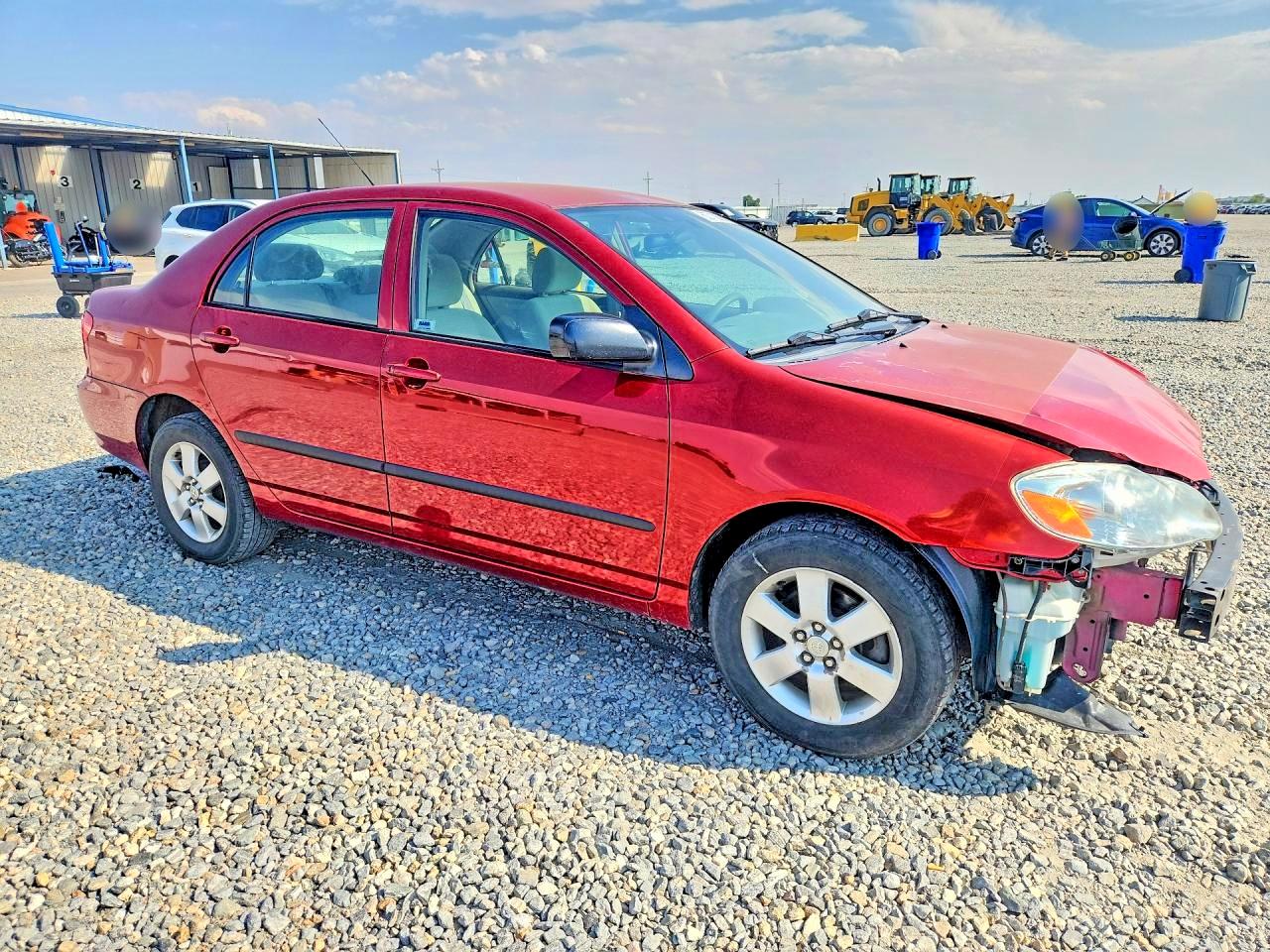 2006 Toyota Corolla Ce Red vin: JTDBR32E460082171