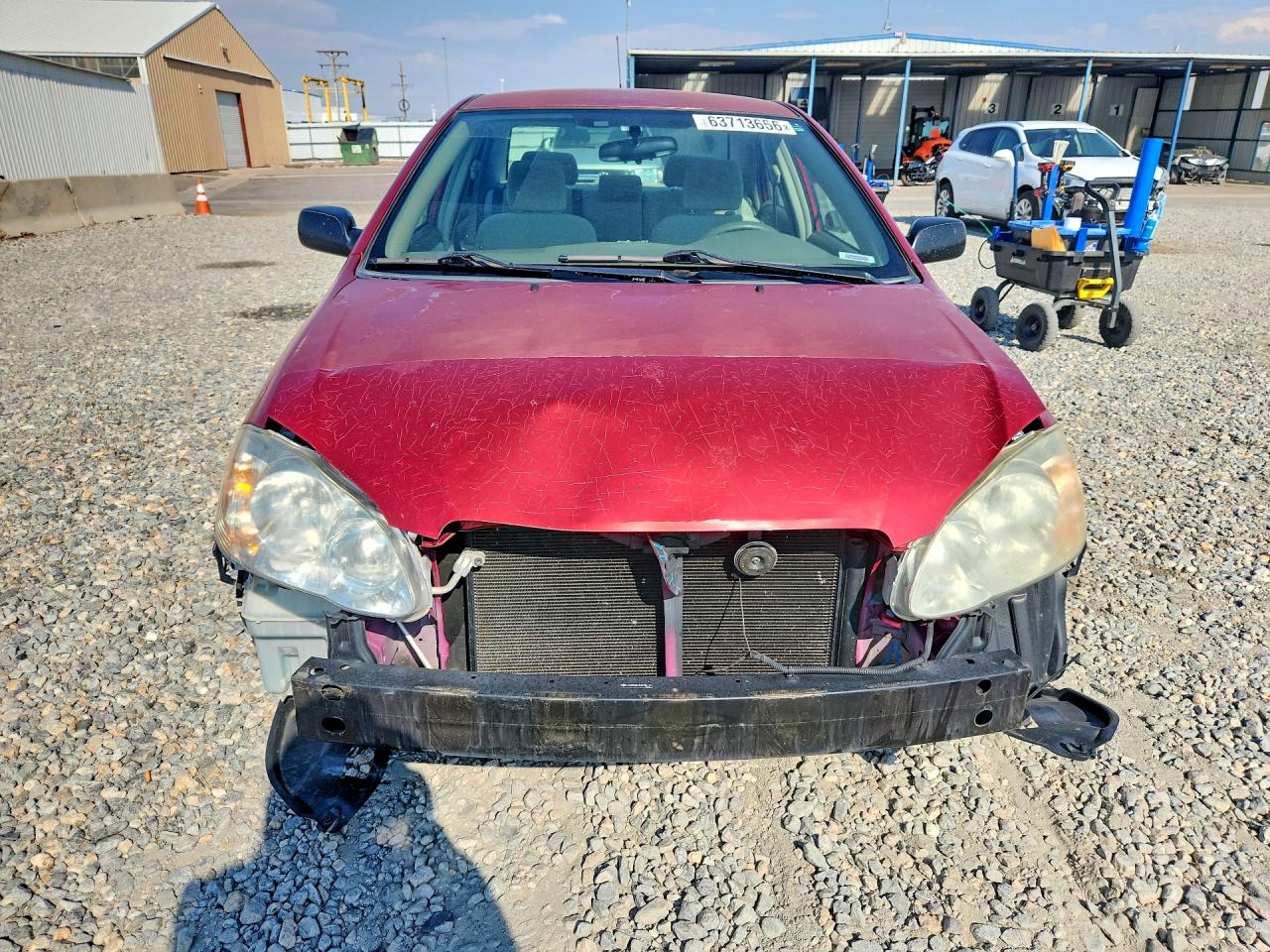 2006 Toyota Corolla Ce Red vin: JTDBR32E460082171