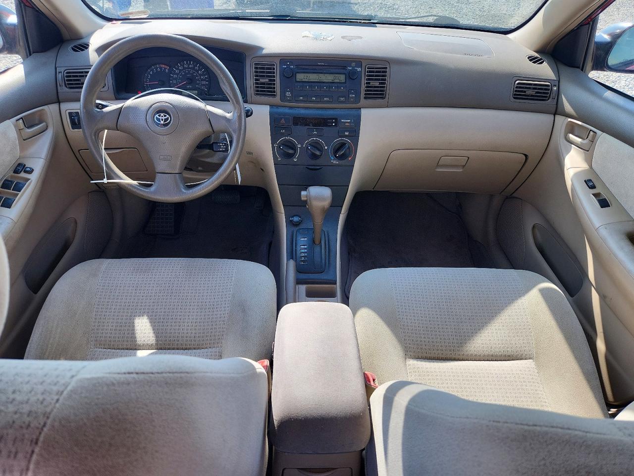 2006 Toyota Corolla Ce Red vin: JTDBR32E460082171
