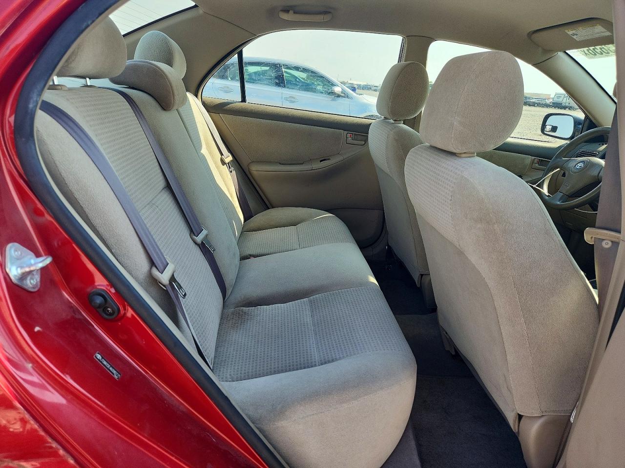 2006 Toyota Corolla Ce Red vin: JTDBR32E460082171