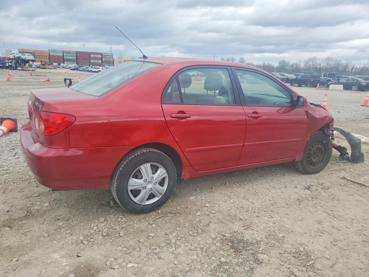 2006 Toyota Corolla Le Red vin: JTDBR32E460087726