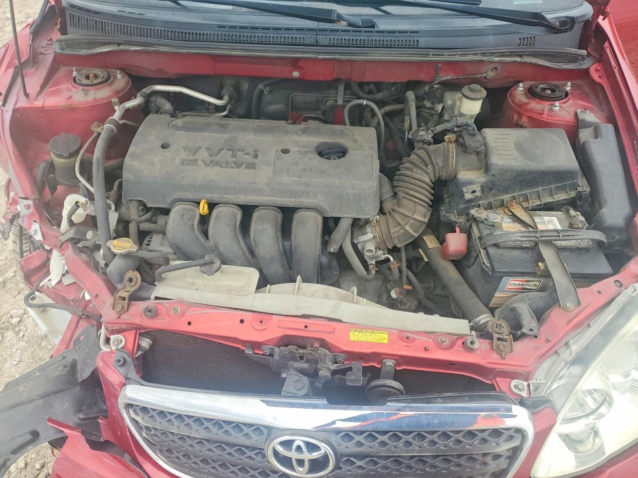 2006 Toyota Corolla Le Red vin: JTDBR32E460087726
