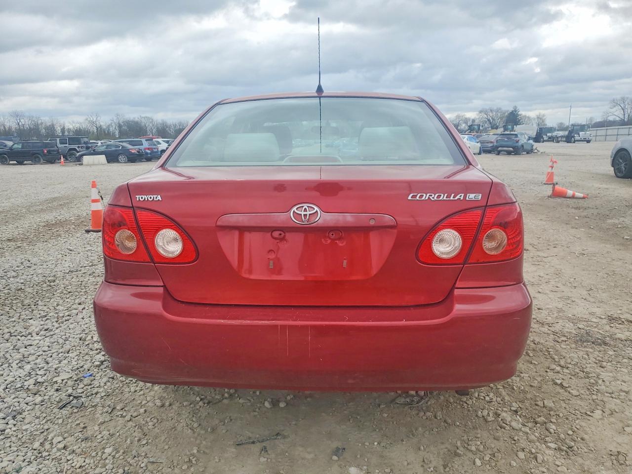 2006 Toyota Corolla Le Red vin: JTDBR32E460087726