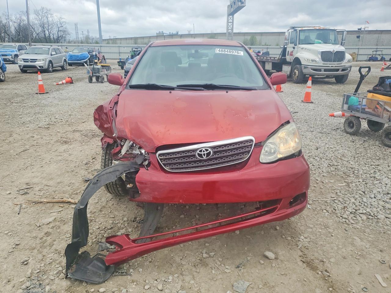 2006 Toyota Corolla Le Red vin: JTDBR32E460087726