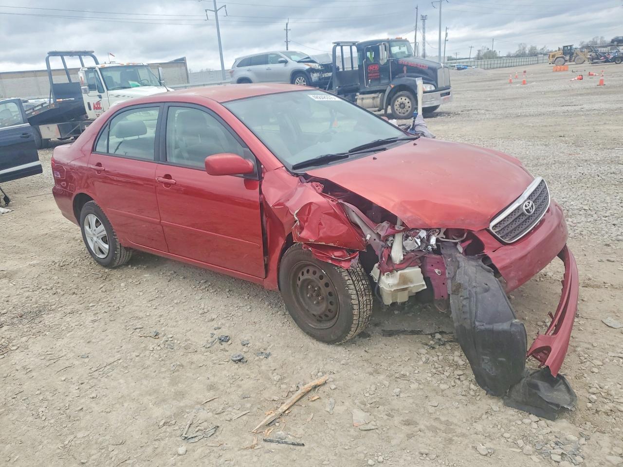 2006 Toyota Corolla Le Red vin: JTDBR32E460087726