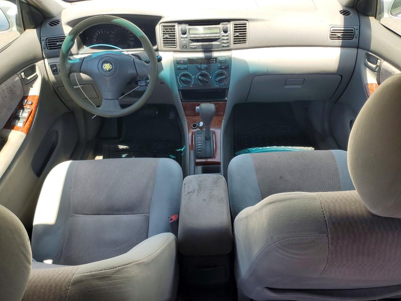 2006 Toyota Corolla Le Silver vin: JTDBR32E460090156