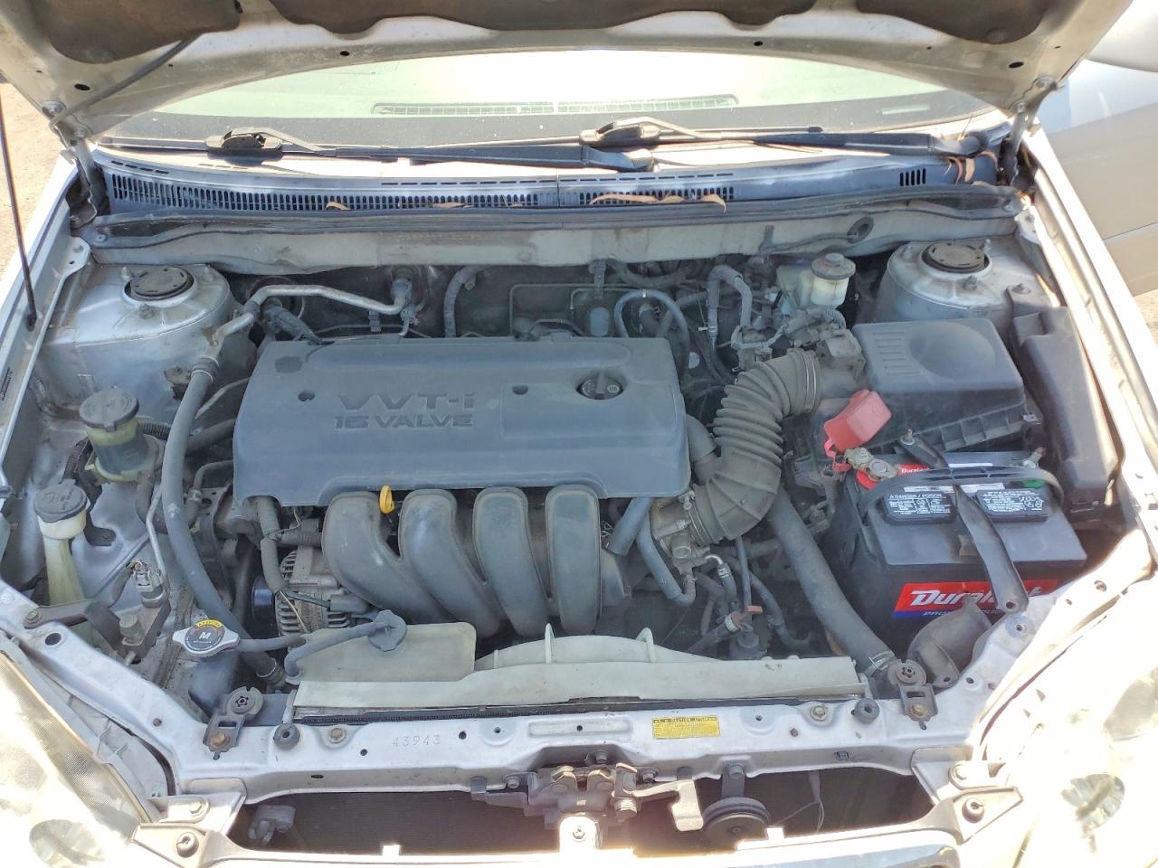 2006 Toyota Corolla Le Silver vin: JTDBR32E460090156