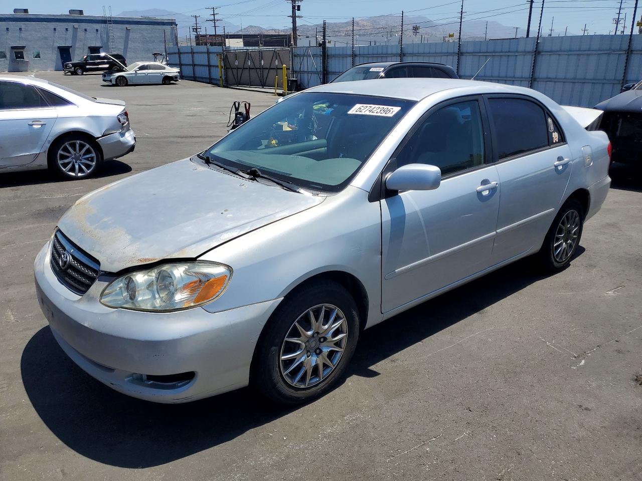 2006 Toyota Corolla Le Silver vin: JTDBR32E460090156
